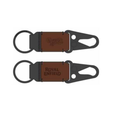 Llavero de Piel Royal Enfield CREASED BROWN